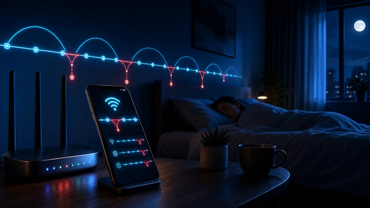 WiFi Wavr monitoring internet uptime and logging outages