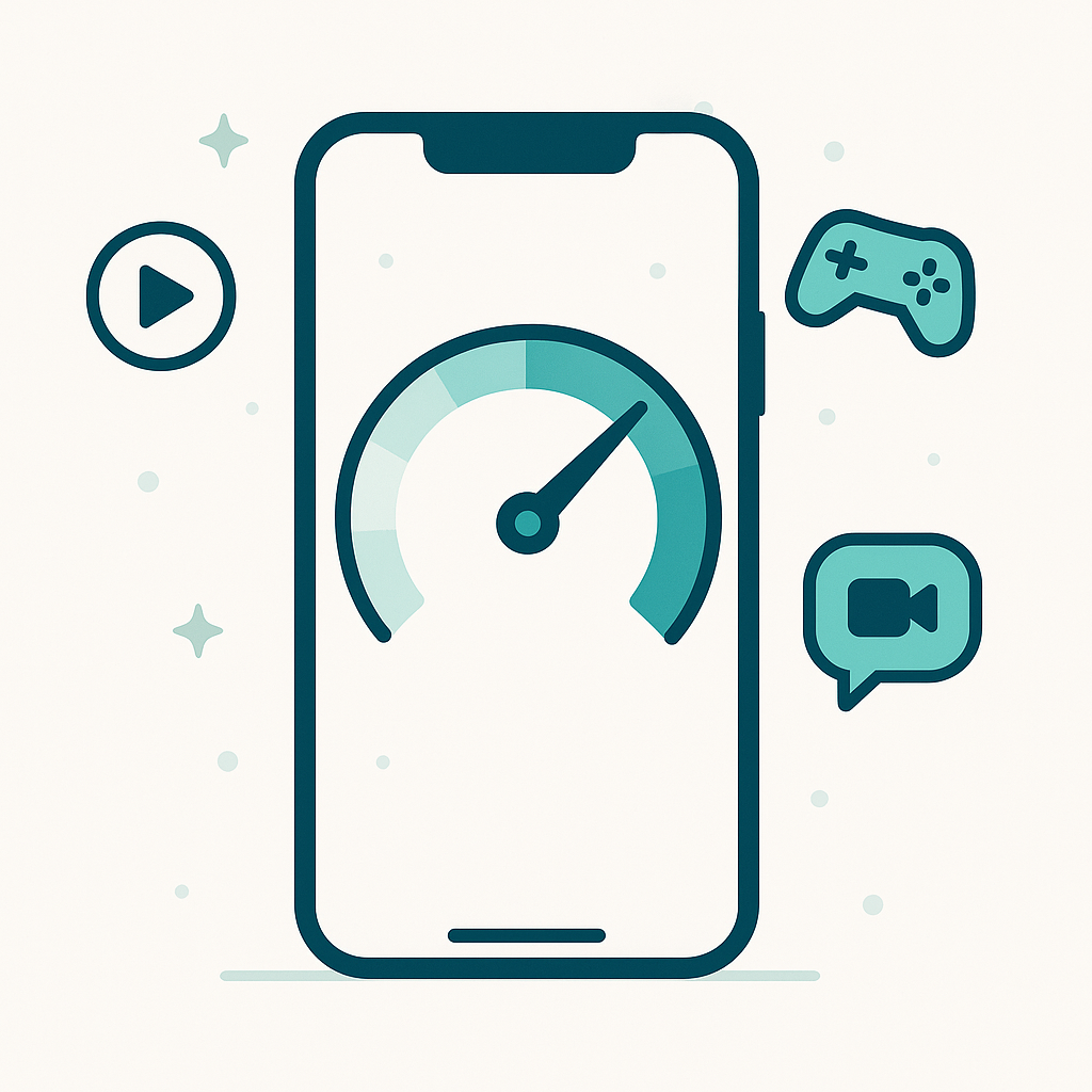 WiFi Wavr internet speed test gauge